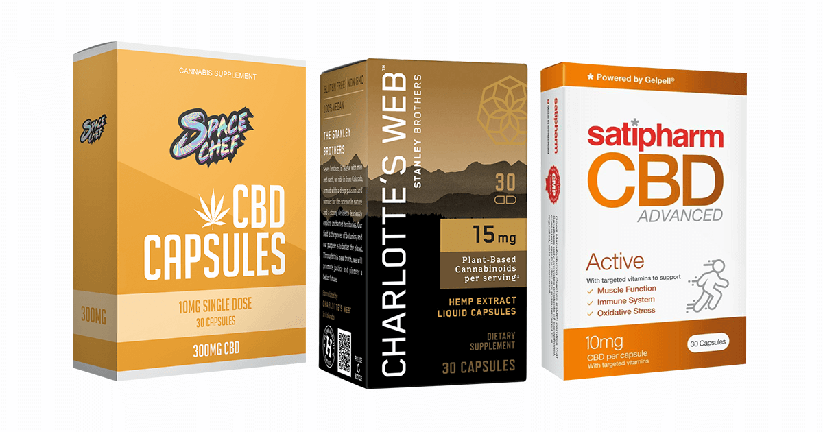 CBD Capsule Packaging Boxes — AnyCustomBox