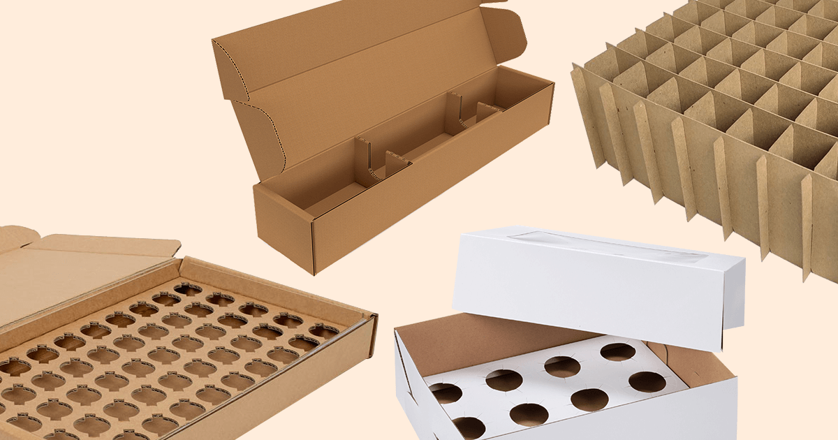 Custom Cardboard Boxes With Inserts & Divider & Partition