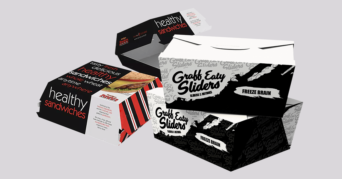 Custom Printed Fast Food Boxes — AnyCustomBox
