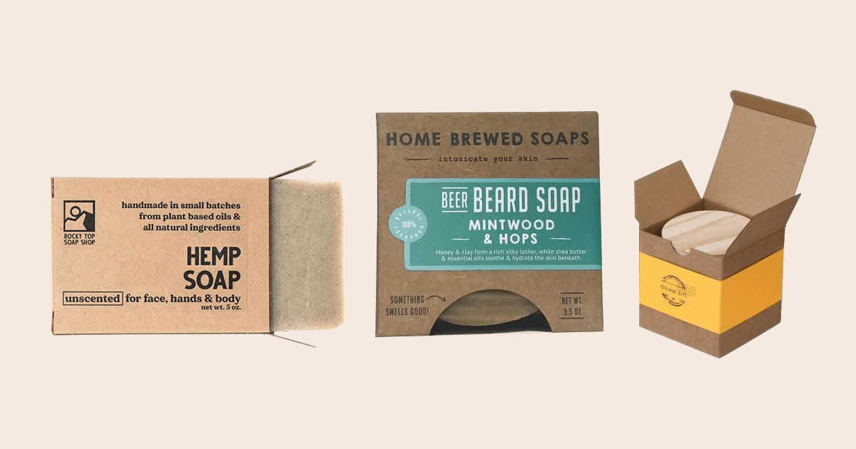 Kraft Soap Boxes 