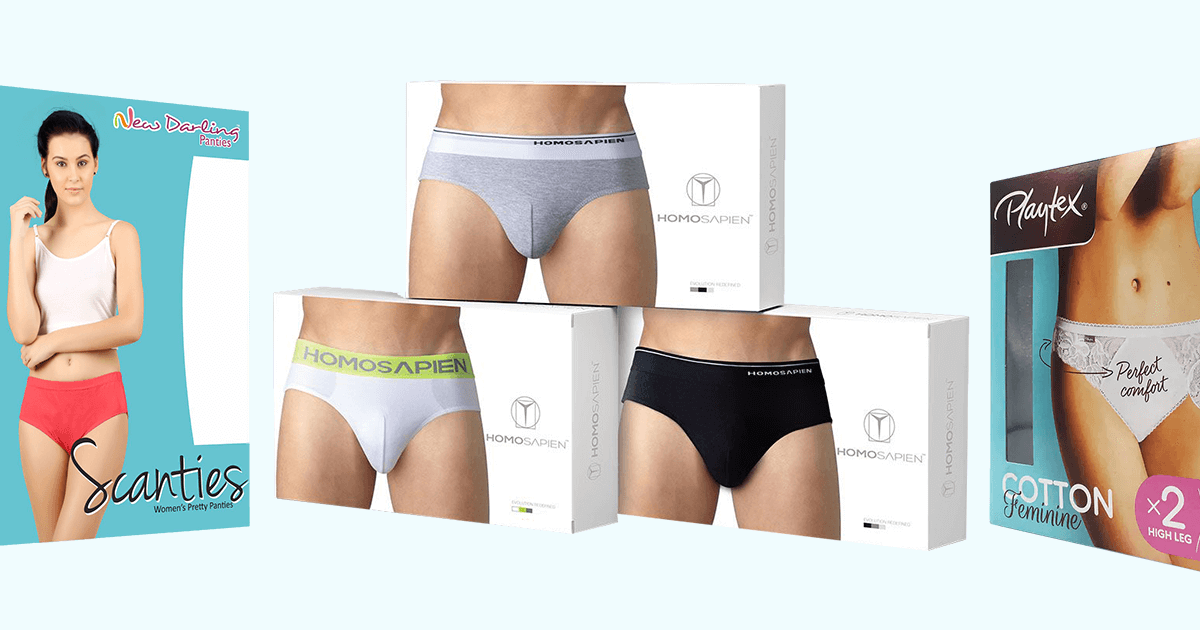 Underwear packaging boxes  Packaging for men & women underwear