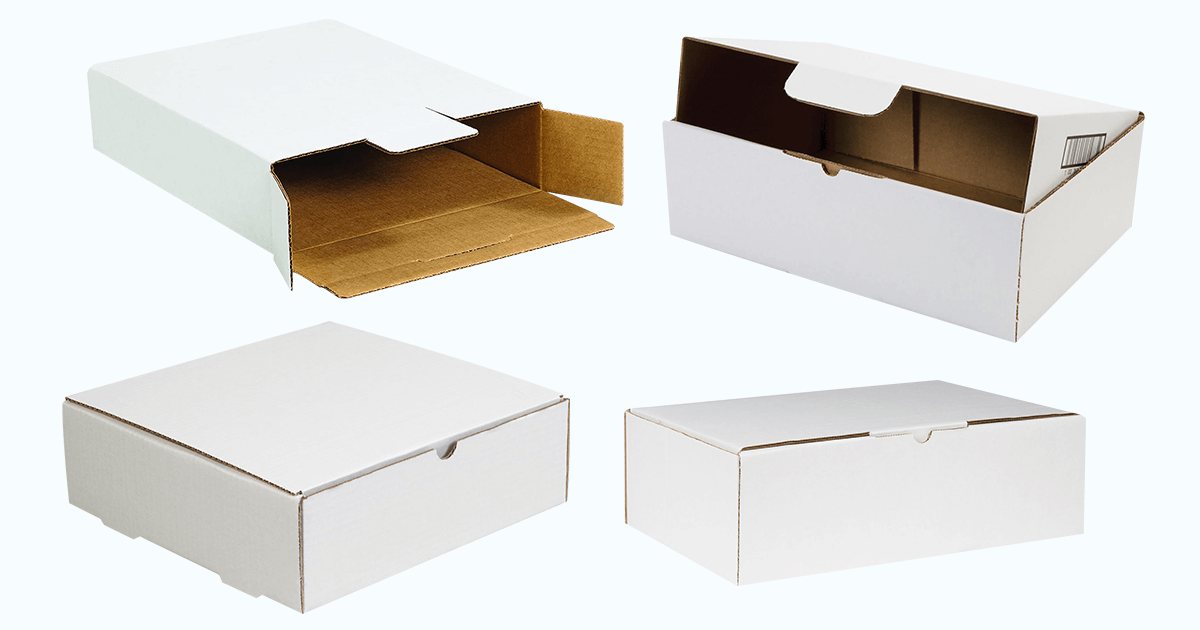 Self-Locking Mailing Boxes Brown