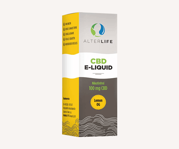 CBD Hemp E-Liquid Box Packaging