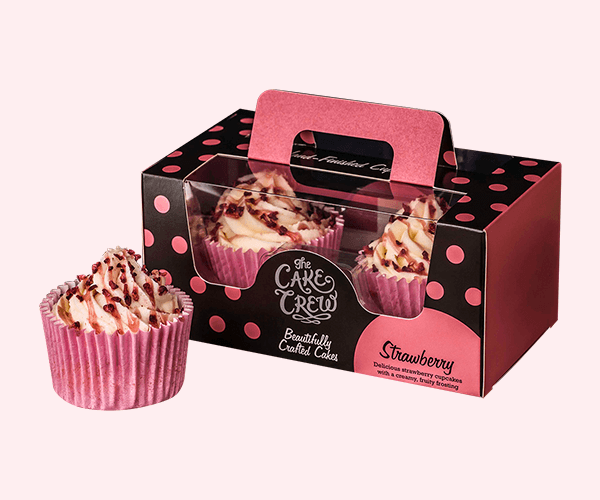 Custom Printed Cupcake Box Packaging