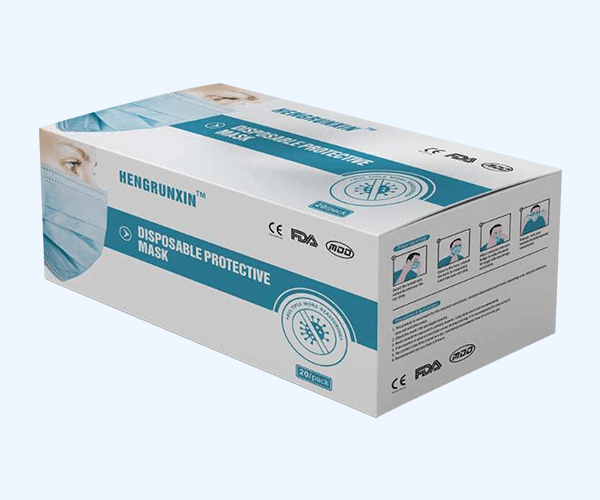 Disposable Protective Mask Box Packaging